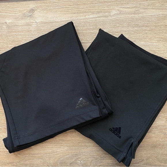 Adidas Climalite Wide Leg Cropped Capris Medium - Picture 16 of 16